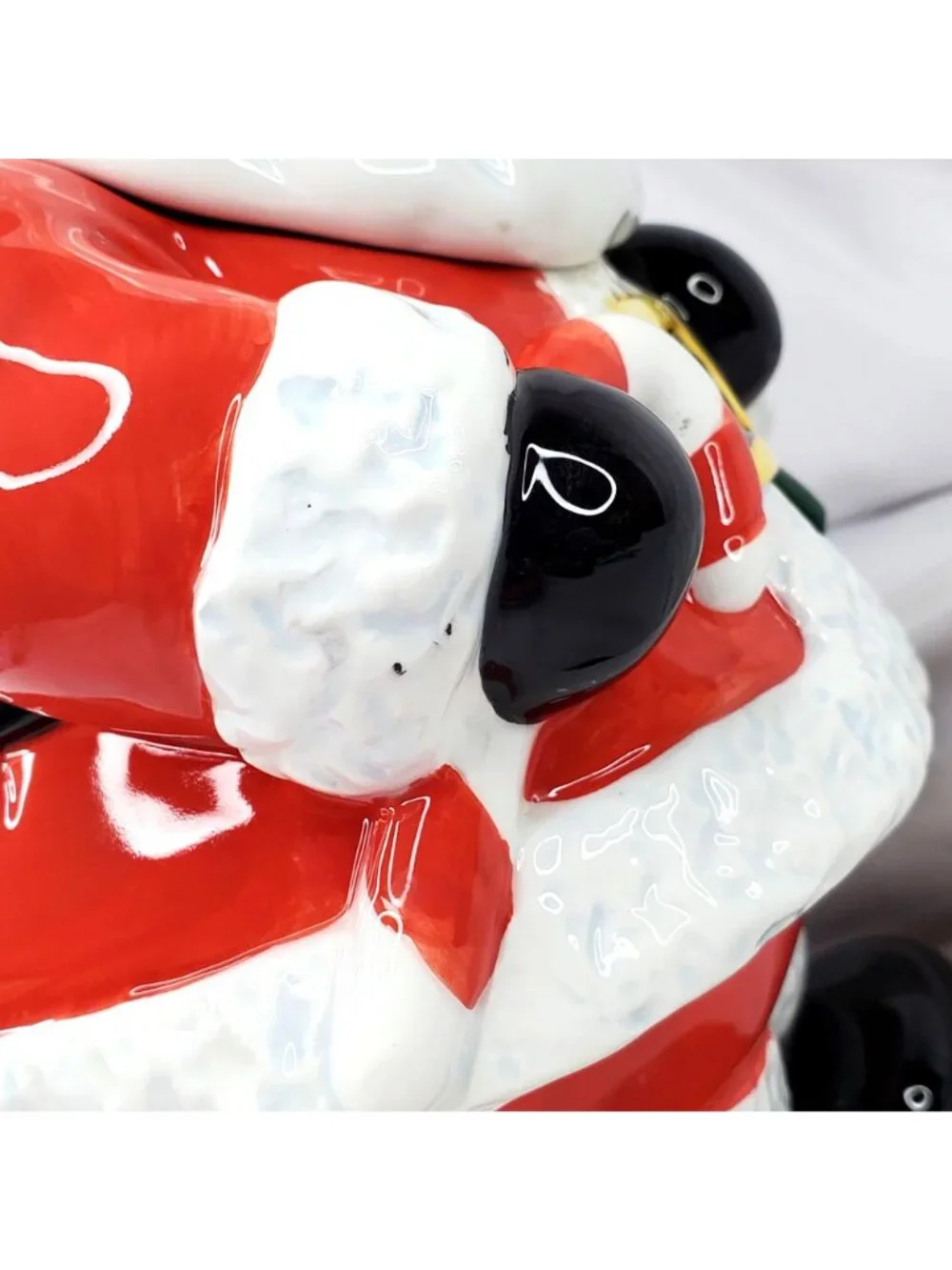 Royal Seasons Ceramic Santa Cookie Jar Hand-Painted 11